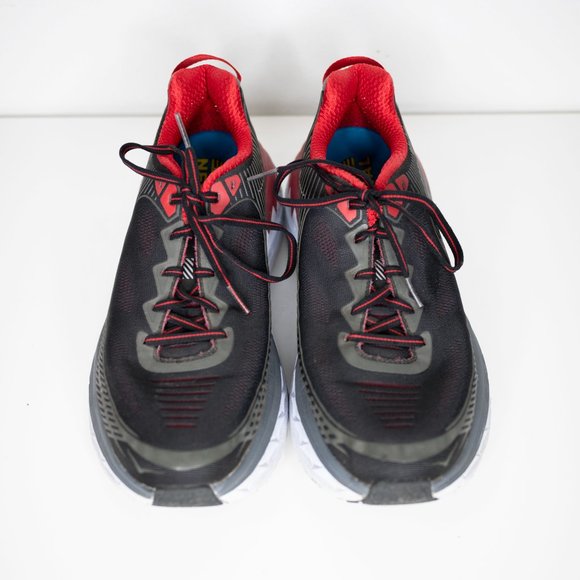 HOKA ONE ONE Bondi 5 Neutral Black/Formula One Mesh Running Shoes - Picture 3 of 7